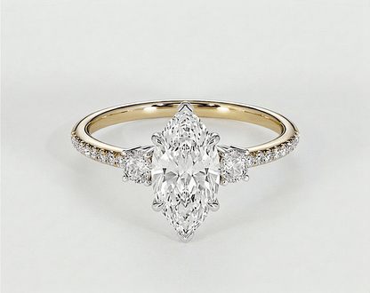 Lara - Marquise - Engagement Rings - Ramzi & Co.®