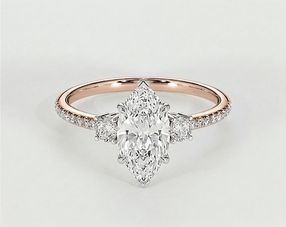 Lara - Marquise - Engagement Rings - Ramzi & Co.®