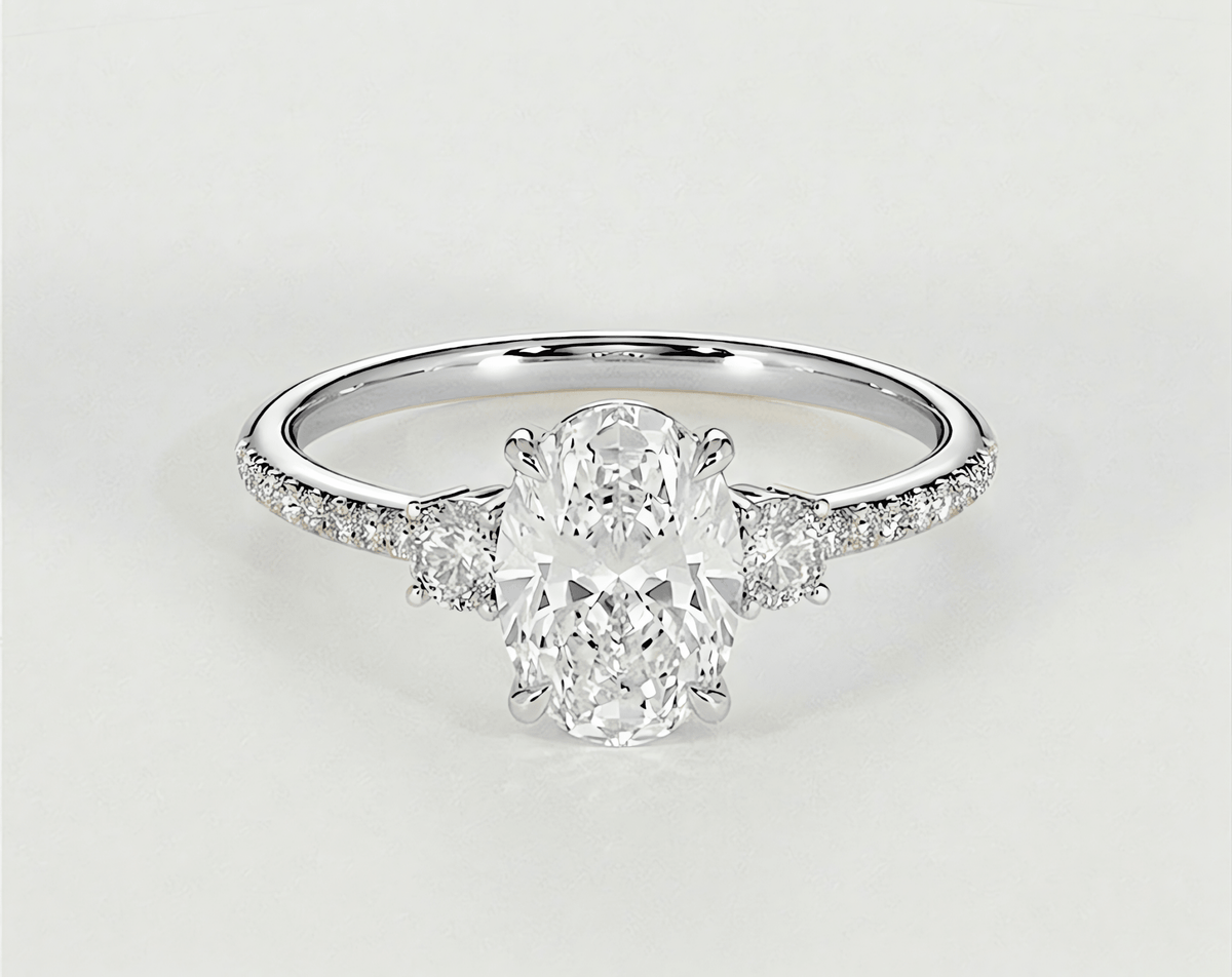 Lara - Oval - Engagement Rings - Ramzi & Co.®