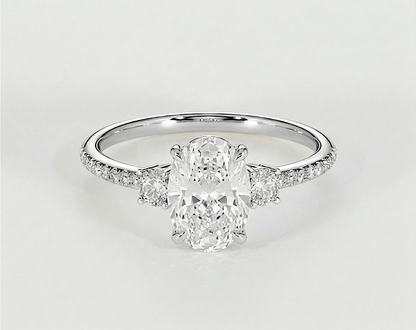 Lara - Oval - Engagement Rings - Ramzi & Co.®