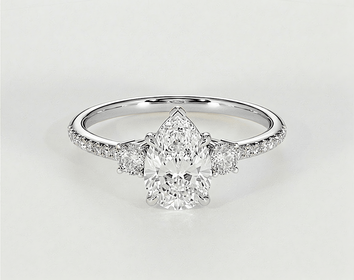 Lara - Pear - Engagement Rings - Ramzi & Co.®