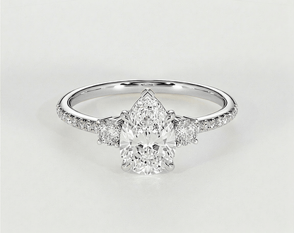 Lara - Pear - Engagement Rings - Ramzi & Co.®