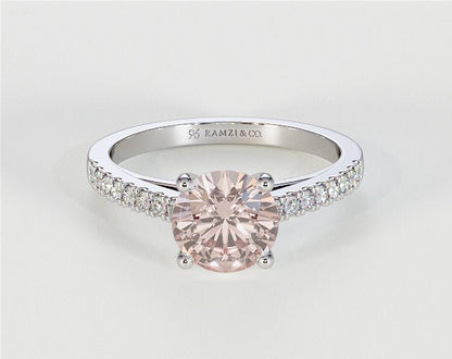 Laurel - Morganite Rings - Ramzi & Co.®