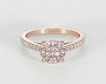 Laurel - Morganite Rings - Ramzi & Co.®