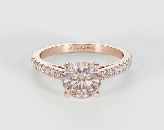 Laurel - Morganite Rings - Ramzi & Co.®