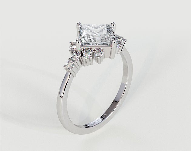 Leah - Princess - Engagement Rings - Ramzi & Co.®