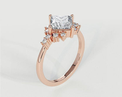 Leah - Princess - Engagement Rings - Ramzi & Co.®
