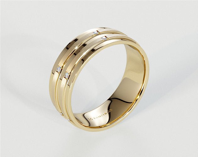 Leon - Men's Wedding Rings - Ramzi & Co.®