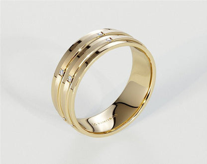 Leon - Men's Wedding Rings - Ramzi & Co.®