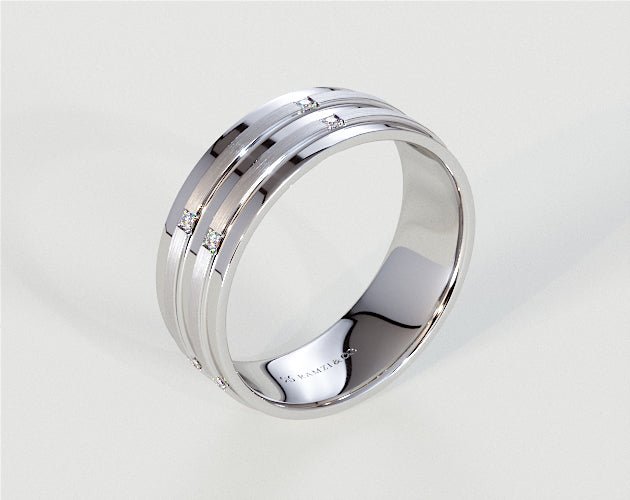 Leon - Men's Wedding Rings - Ramzi & Co.®