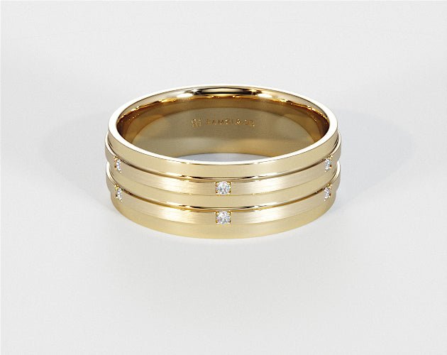 Leon - Men's Wedding Rings - Ramzi & Co.®