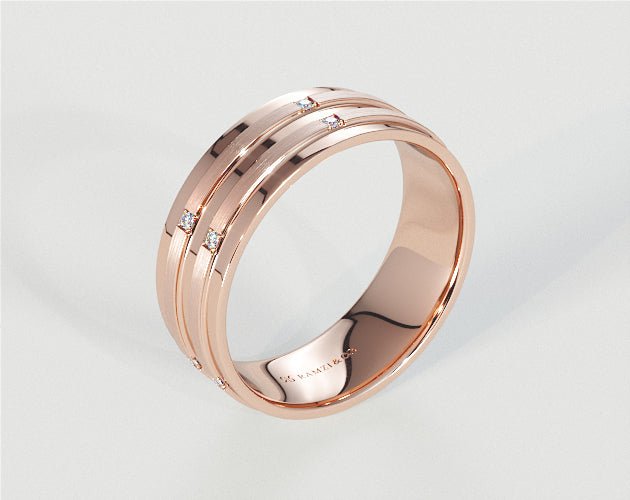 Leon - Men's Wedding Rings - Ramzi & Co.®