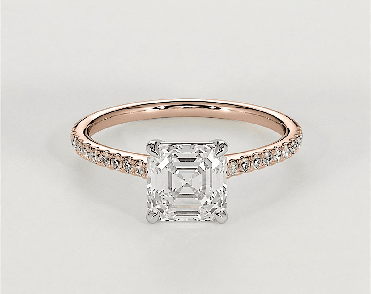Lucy - Asscher - Engagement Rings - Ramzi & Co.®