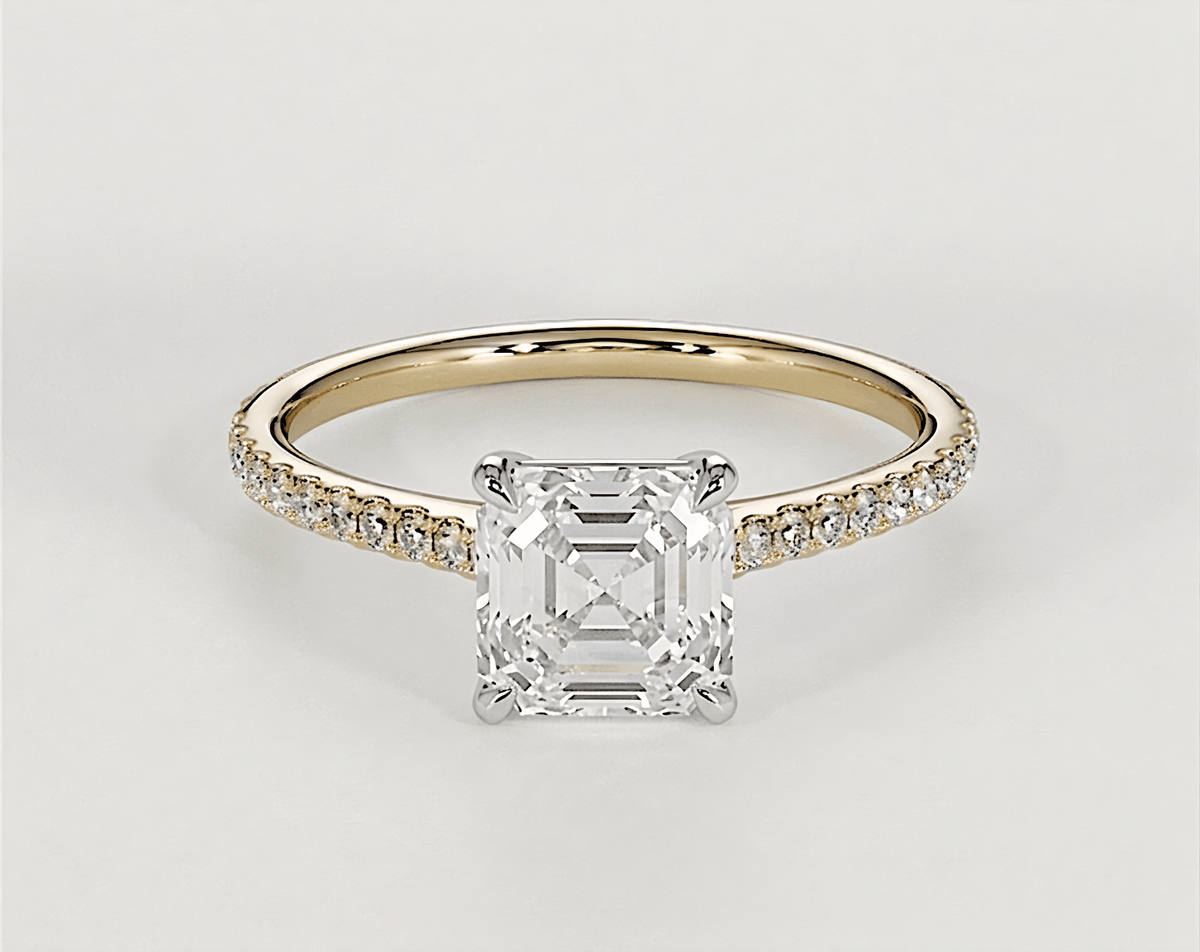 Lucy - Asscher - Engagement Rings - Ramzi & Co.®