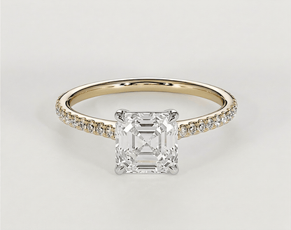 Lucy - Asscher - Engagement Rings - Ramzi & Co.®