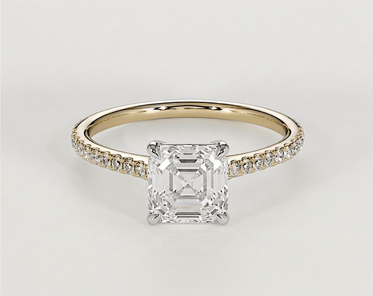 Lucy - Asscher - Engagement Rings - Ramzi & Co.®