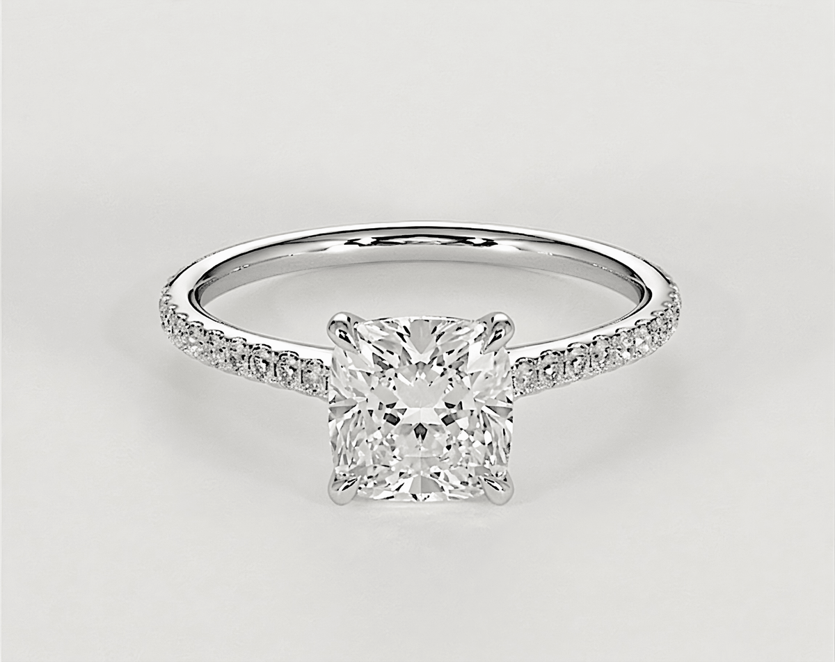 Lucy - Cushion - Engagement Rings - Ramzi & Co.®