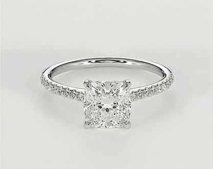 Lucy - Cushion - Engagement Rings - Ramzi & Co.®
