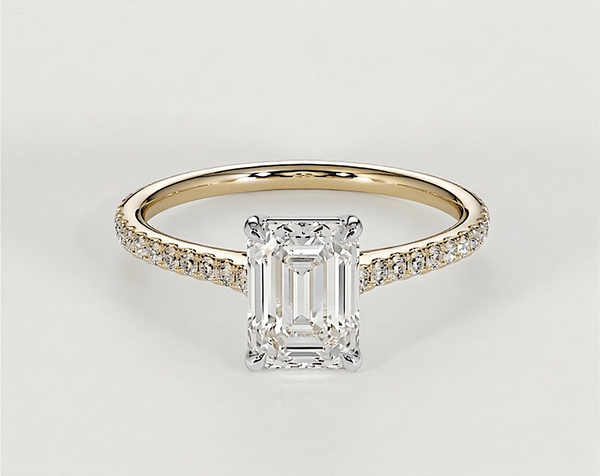 Lucy - Emerald - Engagement Rings - Ramzi & Co.®