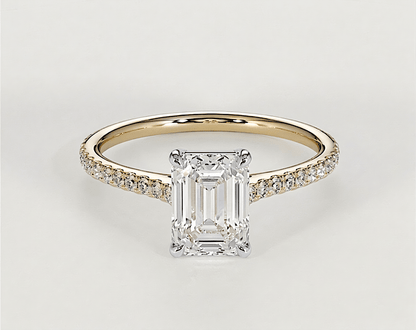 Lucy - Emerald - Engagement Rings - Ramzi & Co.®