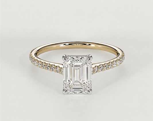 Lucy - Emerald - Engagement Rings - Ramzi & Co.®