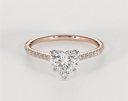 Lucy - Heart - Engagement Rings - Ramzi & Co.®