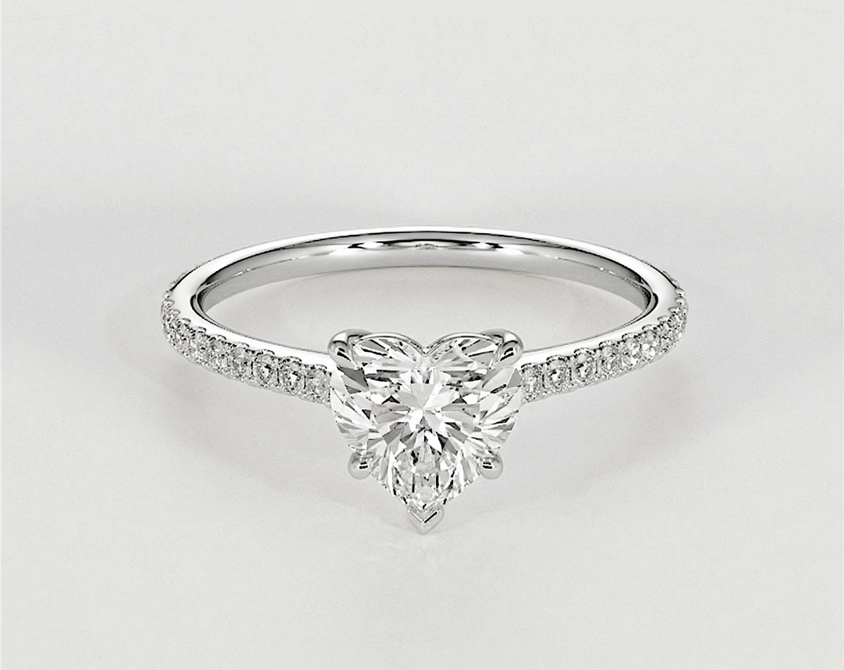 Lucy - Heart - Engagement Rings - Ramzi & Co.®