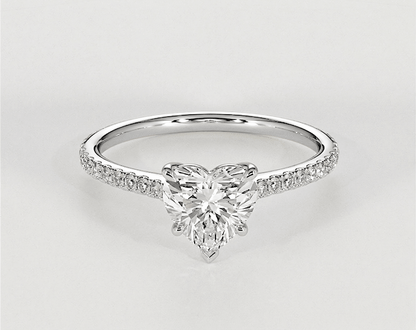 Lucy - Heart - Engagement Rings - Ramzi & Co.®