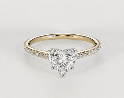 Lucy - Heart - Engagement Rings - Ramzi & Co.®