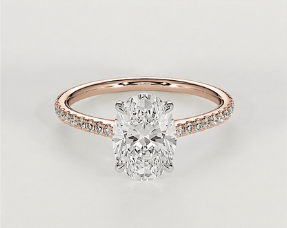 Lucy - Oval - Engagement Rings - Ramzi & Co.®