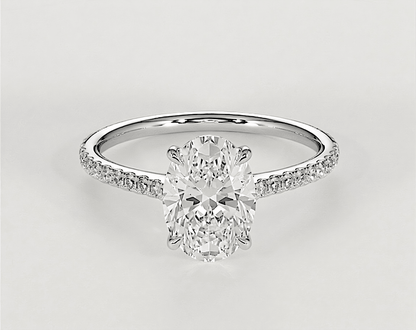 Lucy - Oval - Engagement Rings - Ramzi & Co.®