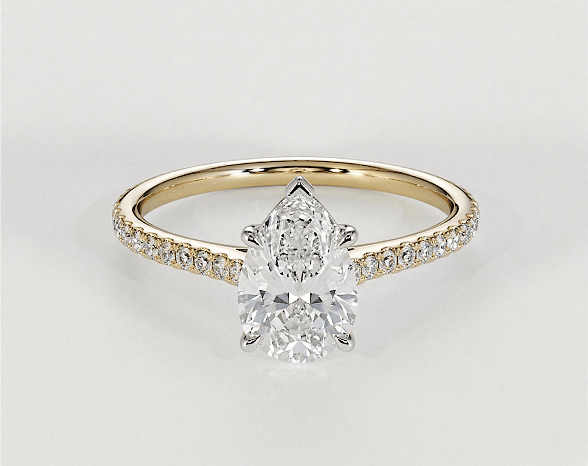Lucy - Pear - Engagement Rings - Ramzi & Co.®
