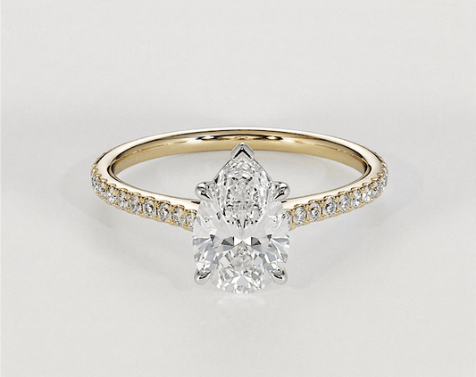 Lucy - Pear - Engagement Rings - Ramzi & Co.®