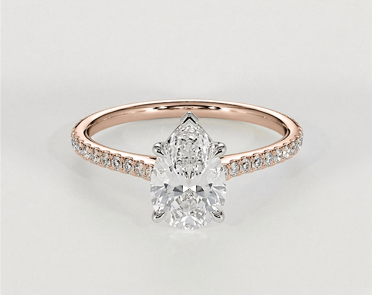 Lucy - Pear - Engagement Rings - Ramzi & Co.®