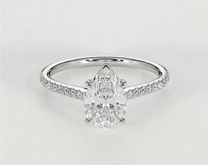 Lucy - Pear - Engagement Rings - Ramzi & Co.®