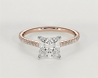 Lucy - Princess - Engagement Rings - Ramzi & Co.®