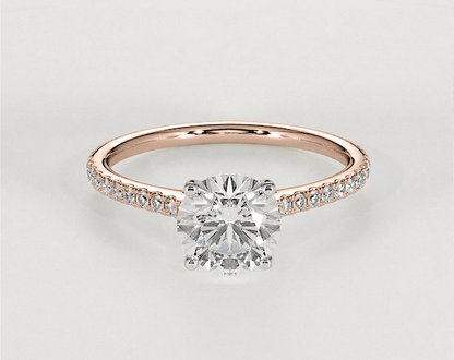 Lucy - Round - Engagement Rings - Ramzi & Co.®