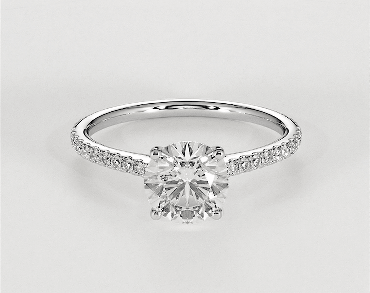 Lucy - Round - Engagement Rings - Ramzi & Co.®