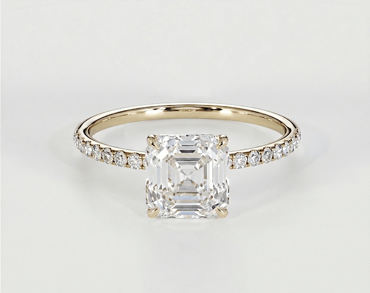 Luna - Asscher - Engagement Rings - Ramzi & Co.®