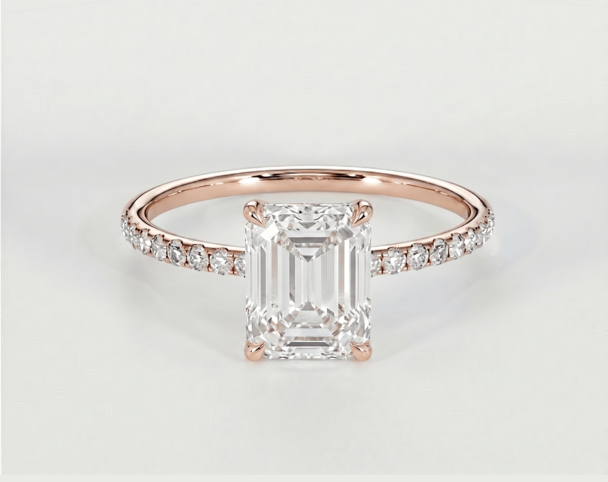 Luna - Emerald - Engagement Rings - Ramzi & Co.®