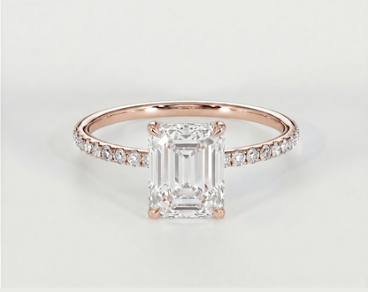 Luna - Emerald - Engagement Rings - Ramzi & Co.®