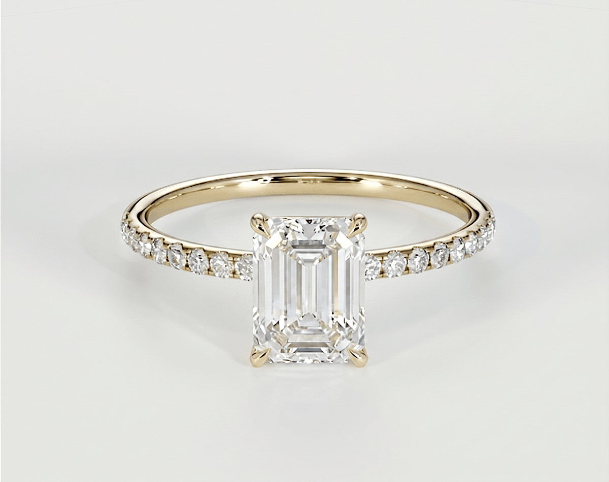 Luna - Emerald - Engagement Rings - Ramzi & Co.®
