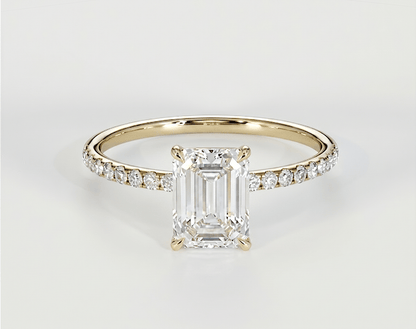 Luna - Emerald - Engagement Rings - Ramzi & Co.®
