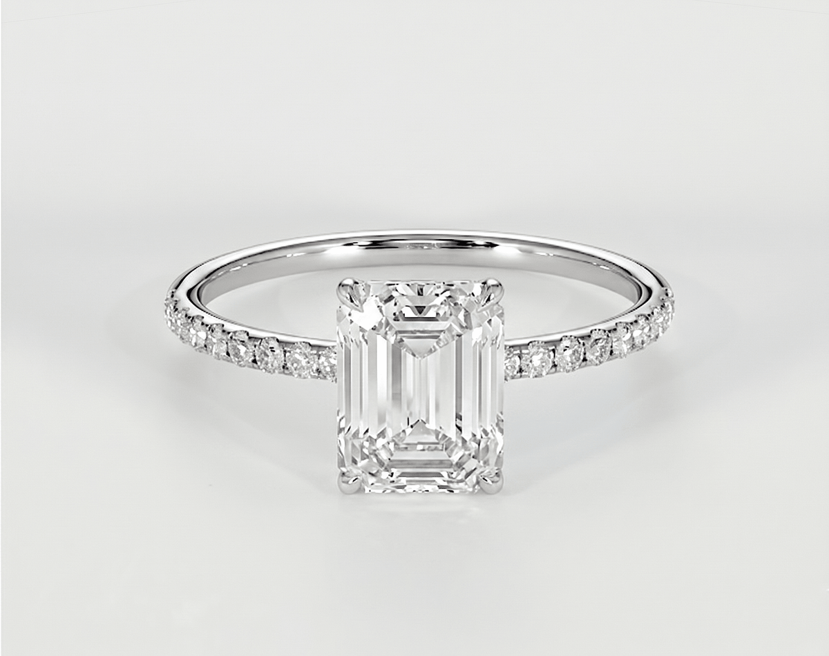 Luna - Emerald - Engagement Rings - Ramzi & Co.®
