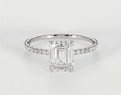 Luna - Emerald - Engagement Rings - Ramzi & Co.®