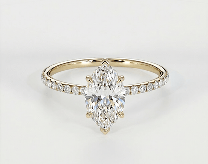Luna - Marquise - Engagement Rings - Ramzi & Co.®