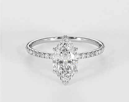Luna - Marquise - Engagement Rings - Ramzi & Co.®