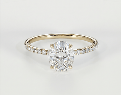 Luna - Oval - Engagement Rings - Ramzi & Co.®