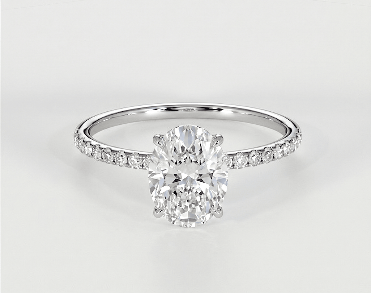Luna - Oval - Engagement Rings - Ramzi & Co.®