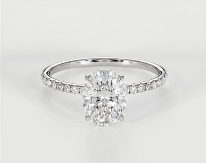 Luna - Oval - Engagement Rings - Ramzi & Co.®